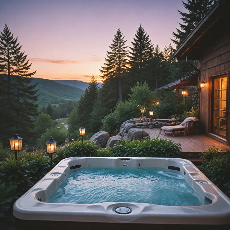 Romantic escapes in Georgia: hot tub retreats for couples seeking luxury